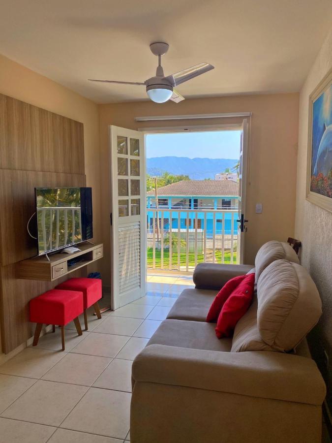 Apartamento Praia Grande Tenorio Pe Na Areia C/ Ar Ubatuba Eksteriør bilde