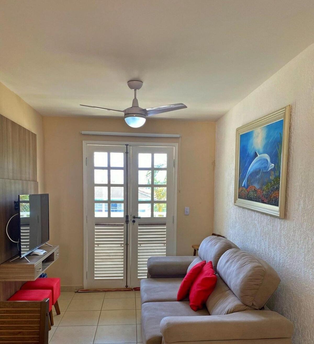 Apartamento Praia Grande Tenorio Pe Na Areia C/ Ar Ubatuba Eksteriør bilde