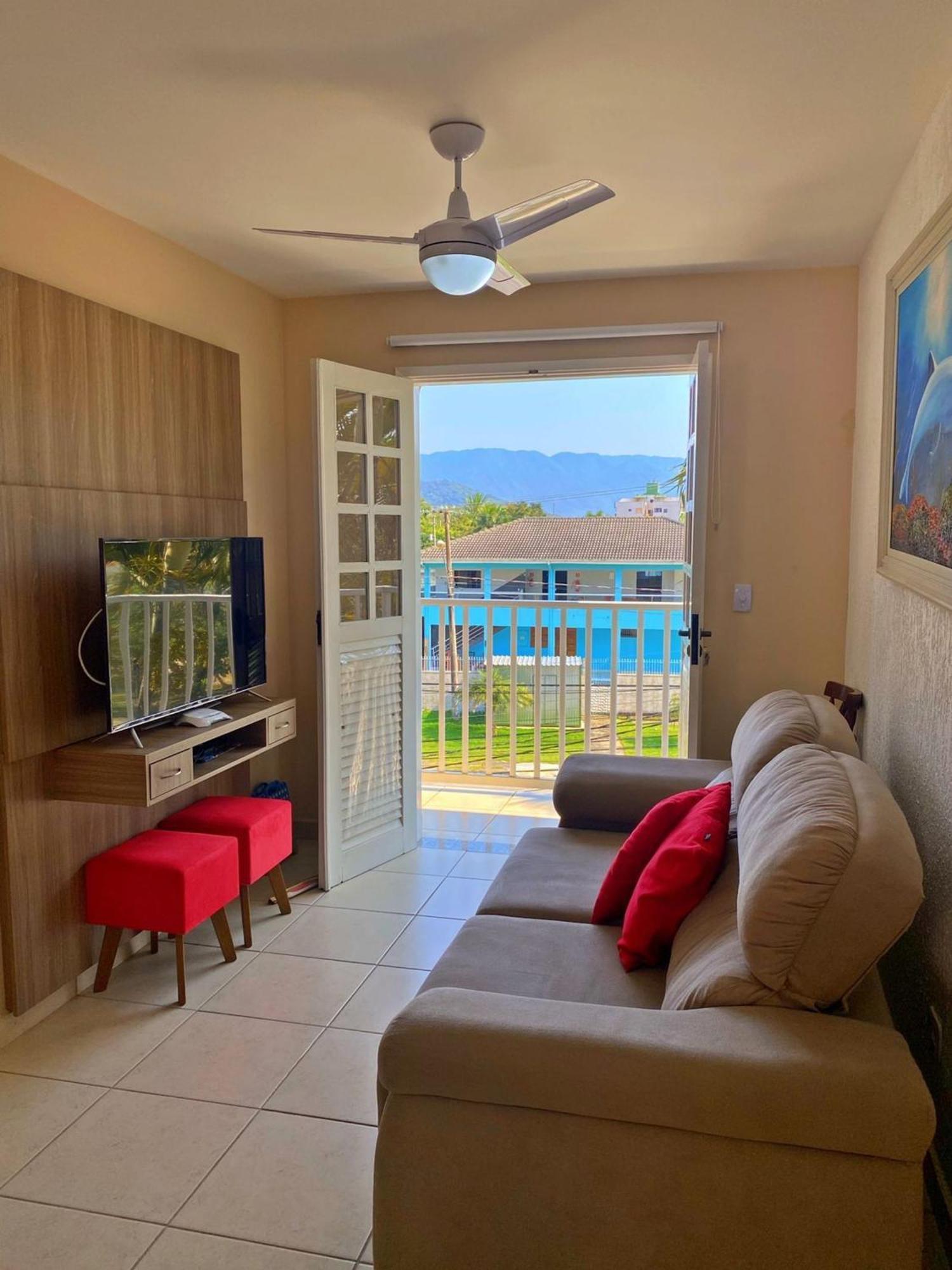 Apartamento Praia Grande Tenorio Pe Na Areia C/ Ar Ubatuba Eksteriør bilde